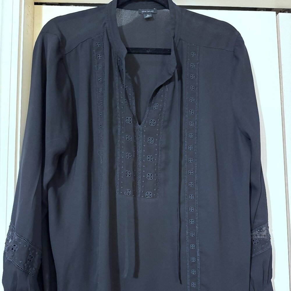 STUNNING Ann Taylor blouse with detailing size XL